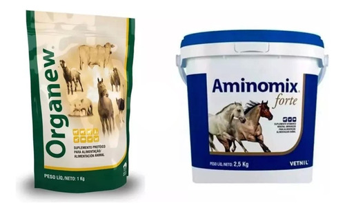 Aminomix Forte Complexo Mineral 2,5kg + Organew 1kg Oferta