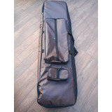 Capa Bag Semi Case Teclado Roland Fantom X6 Couro + Pelúcia