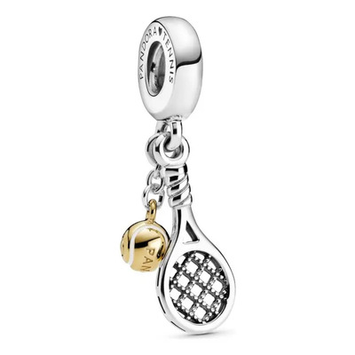 Charm Pandora Raqueta Y Pelota De Tennis Color Plateado | Meses sin interés