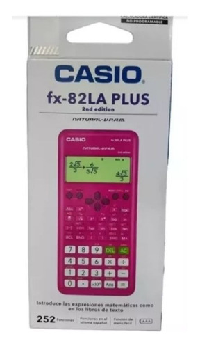 Calculadora Científica Casio Fx-82la Plus 252 Funciones Ro