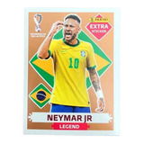 Figurinha Legend Rara Neymar Bronze Copa 2022 Original C/ Nf