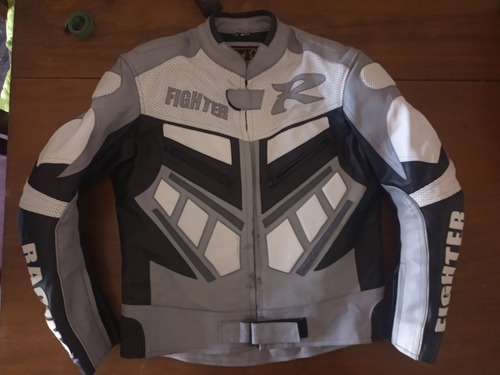 Campera De Moto Pista Cuero Real Leather Racing Importada. M