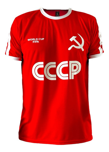 Camiseta Cccp Urss Roja Homenaje Mundiales Retro