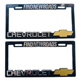 Par (2) Porta Placas Chevrolet