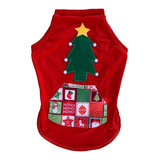 Roupas Cães Lolô-cachorro-macho- Natal  Vermelho Árvore-pet 