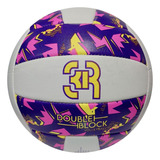Balón Voleibol 3r Double Block Rosa Morado Tamaño 5