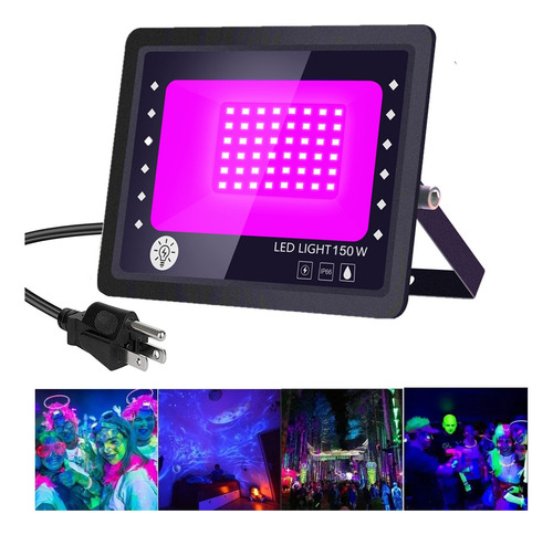 Reflectores De Luz  Negra Uv Led Foco Para Exterior Fiesta