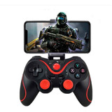 Control Bluetooth Game Pad Con Soporte Joystick  Inalambrico