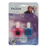 Esmalte De Frozen Pinturitas Niñas X 2 Unidades En Blister 