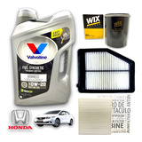 Kit 3 Filtros + Aceite Sintetico 0w20 Civic 1.8 2012 A 2017