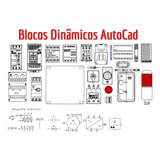 Blocos Dinâmicos Auto - Cad Comandos Elétricos - Completo.