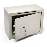 Caja Fuerte Rucamet 30x40x20 Cm Buzon Abulonar Con Antipesca Color Beige