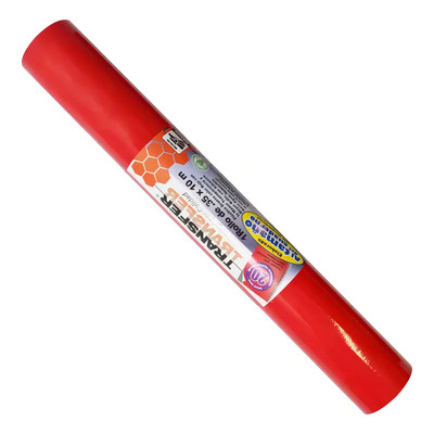 Papel Contac Adhesivo Transfer Rojo Brillante 35cm x 10m PVC | MercadoLibre