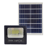 Foco Solar Led 60 Watt Reales Con Panel Solar Y Control 