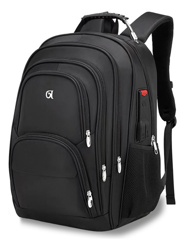 Mochila Para Laptop Negro De 17 Pulgadas,mochila De Viaje Hombre,mochila De Trabajo 40l De Negocios Antirrobo Y Impermeable Con Interfaz Usb