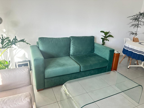 Sillon Sofá Cube Miglo Retro Como Nuevo Pana Y Madera