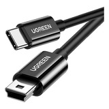 Cabo De Dados Ugreen Usb Tipo C Macho P/usb B Macho 1m Preto