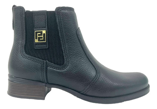 Bota Feminina Pegada Cano Curto Original Couro 282003-11