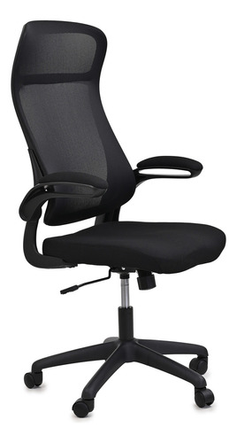 Silla Sillón Escritorio Ejecutiva Oficina Ergonomica Mesh Color Negro