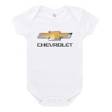 Body Bebe Personalizado Foto Logo Chevrolet