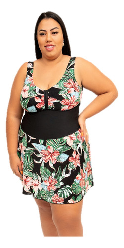 Maiô Plus Size Sem Bojo Tamanhos Especiais 58 60 62 64