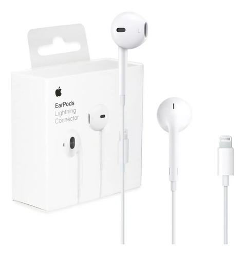 Auriculares Apple Earpods Con Conector Lightning - Blanco