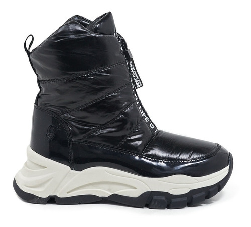 Botas Pre Ski Mujer Para Nieve Abrigadas Piel Gummi Zip 