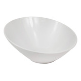 12 Tazon Bowl Inclinado Ensaladera 27 Cm Melamina Blanca