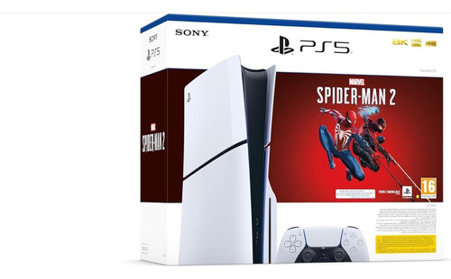 Playstation 5 Slim C/lectora 1tb + Spiderman 2