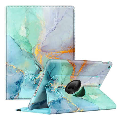 Funda New Para iPad Fintie 10.2 9na/8va/7ma Gen Emerald Marb