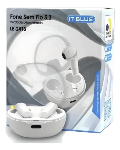 Fone De Ouvido Bluetooth 5.3 Com Microfone Controle Touch