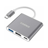 Adaptador Casole Usb C/type C A Hdmi, Thunderbolt 3 A Hdmi 4