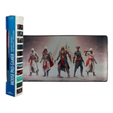 Mousepad Gamer Grande 70 X 35cm Antiaderente Assassins Creed