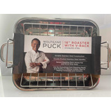 Wolfgang Puck 16 Roaster With V-rack De Acero Inoxidable