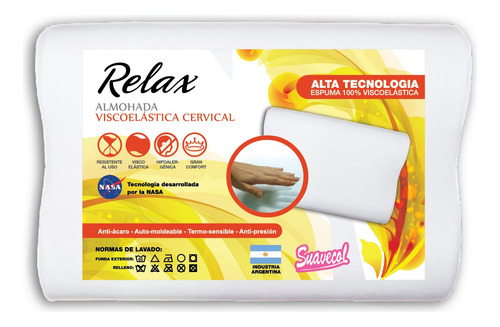 Almohada Viscoelástica Cervical Inteligente - Suavecol