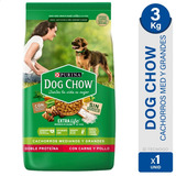 Alimento Perro Dog Chow Cachorros Med Gde Sin Colorante 3kg