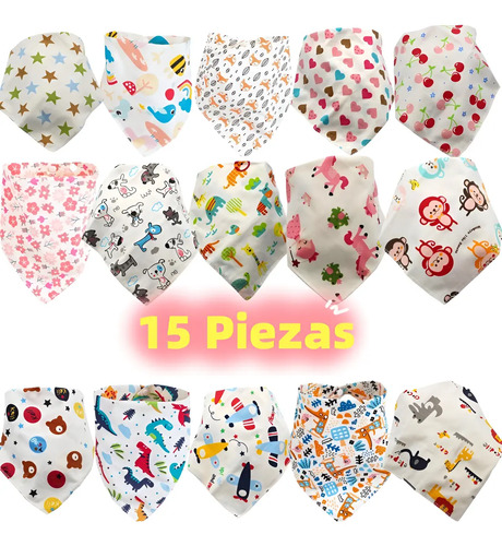 Baberos Impermeables Bebés Algodón, Bandanas Recién Nacido