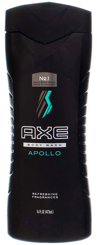 Axe Gel De Ducha Refrescante, Apollo - 16 Onzas, (paquete De