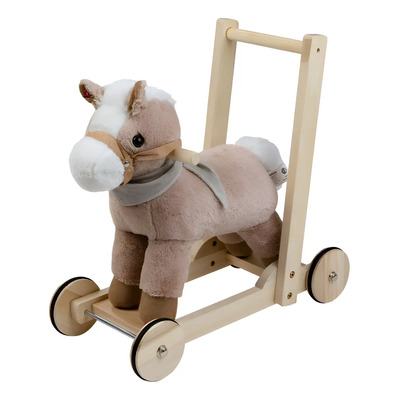 Peluche Peluche Caminador Y Pata Pata Carestino Color Caballo Beige | MercadoLibre