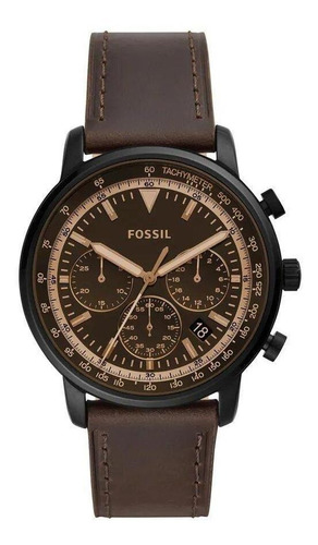 Reloj Fossil Cuero Caballero Fs5529 100% Original