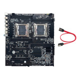 Placa Madre Minera De Doble Socket X99 Lga2011-3 Ddr4 De Do