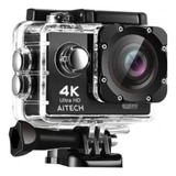 Cámara Sport Aitech 4k Ultra Hd Wifi Sumergible 30m