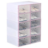 Cajones Organizadores Zapatos Pack Con 10 Unidades Apilable