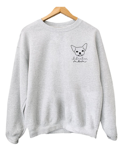 Sudadera Cuello Redondo De Manga Larga Mujer Chihuahua ...