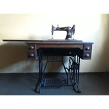 Maquina De Coser Antigua Con Mueble Fabrik Marke Mundlos