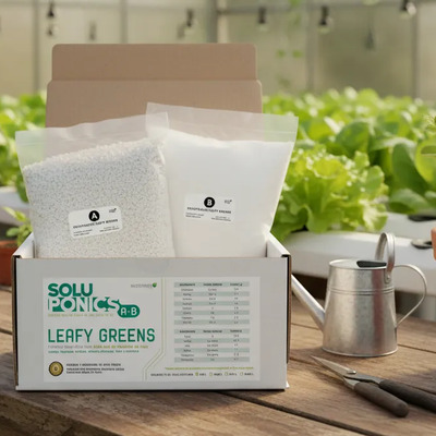 Nutrientes Hidroponía Soluponics Leafy Greens Rinde 500 L Fh | Meses sin interés