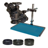 Microscopio Trinocular 3.5x-90x Para Reparación De Celular