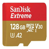 Cartão Sandisk Micro Sd 128gb A Prova De Água Câmera De Ação