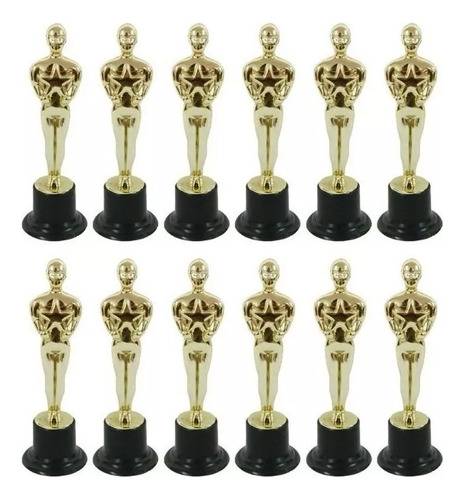 Molde Oscar Estatuilla 12 Piezas Recompensa A Los Ganadores