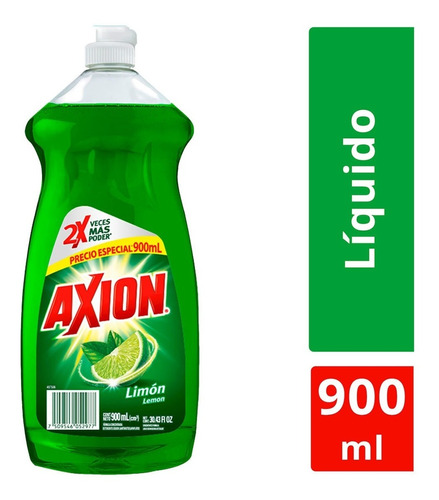 Lavatrastes Liquido Axion Limon 900 Ml